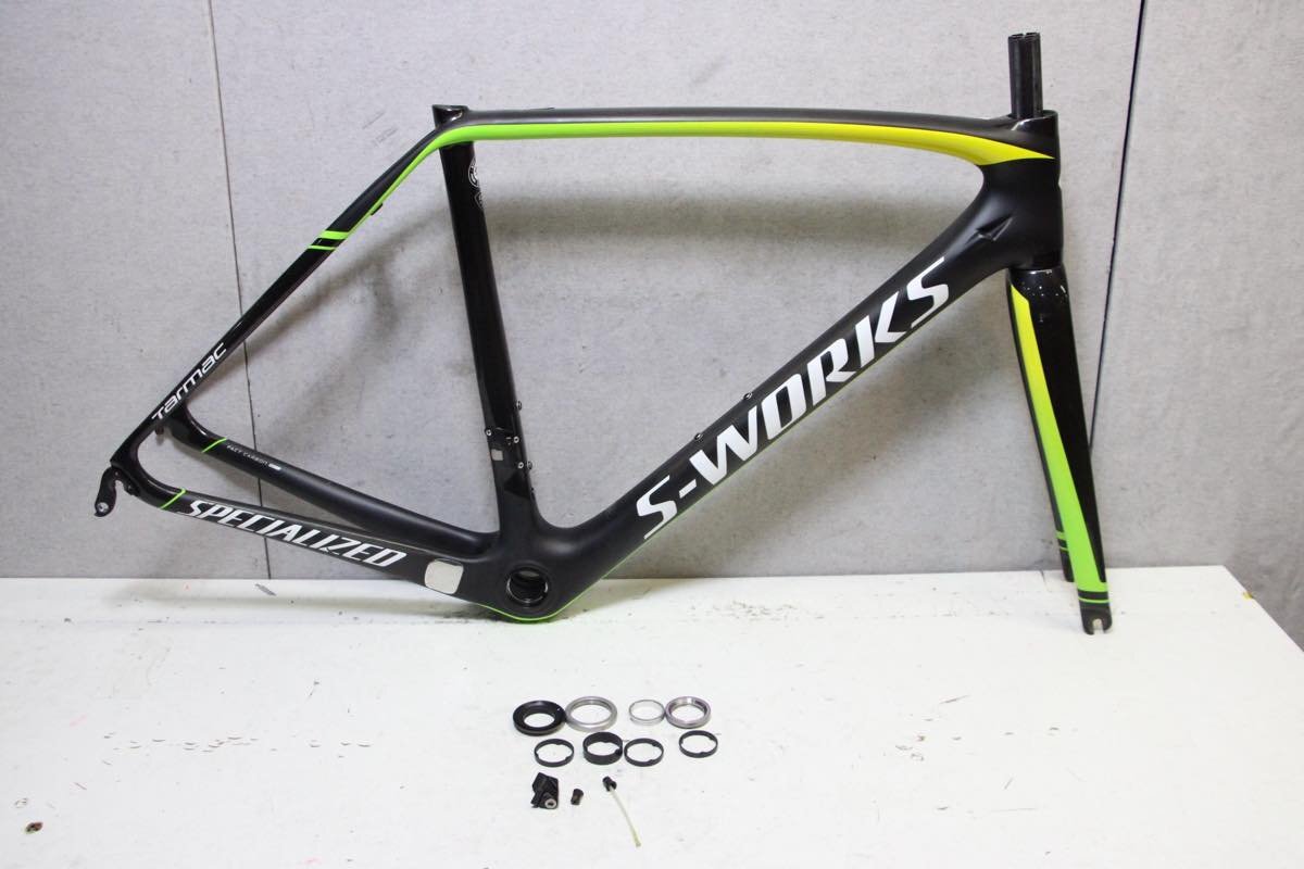 □SPECIALIZED スペシャライズド S-WORKS TARMAC SL5 カーボンフレーム 2016年 54size 美品