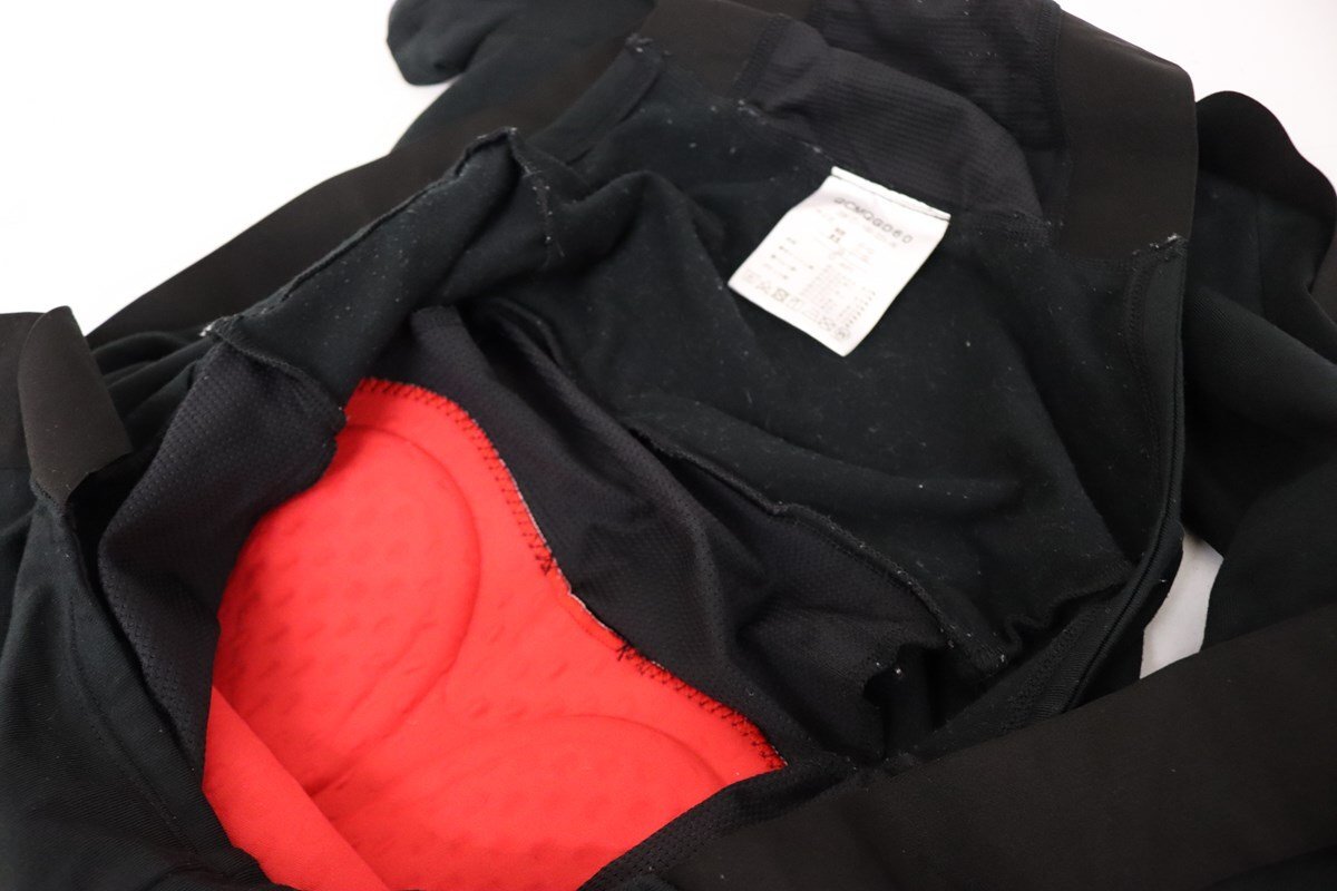 ●Le coq sportif ルコックスポルティフ QCMQGD60 FIT PANTS AUTUMN BIB ビブタイツ Oサイズ_画像6