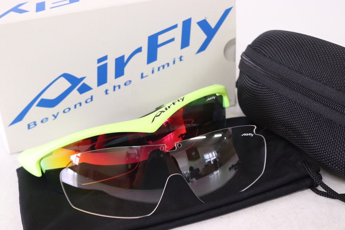★AIRFLY エアフライ AF-201 サングラス スペアレンズ付属 未使用品