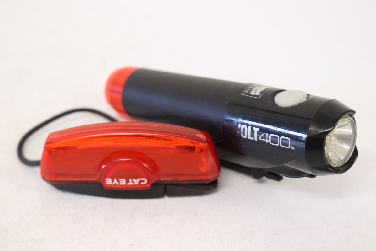 *CATEYE кошка I VOLT 400|RAPID X USB заряжающийся передний и задний (до и после) свет комплект 