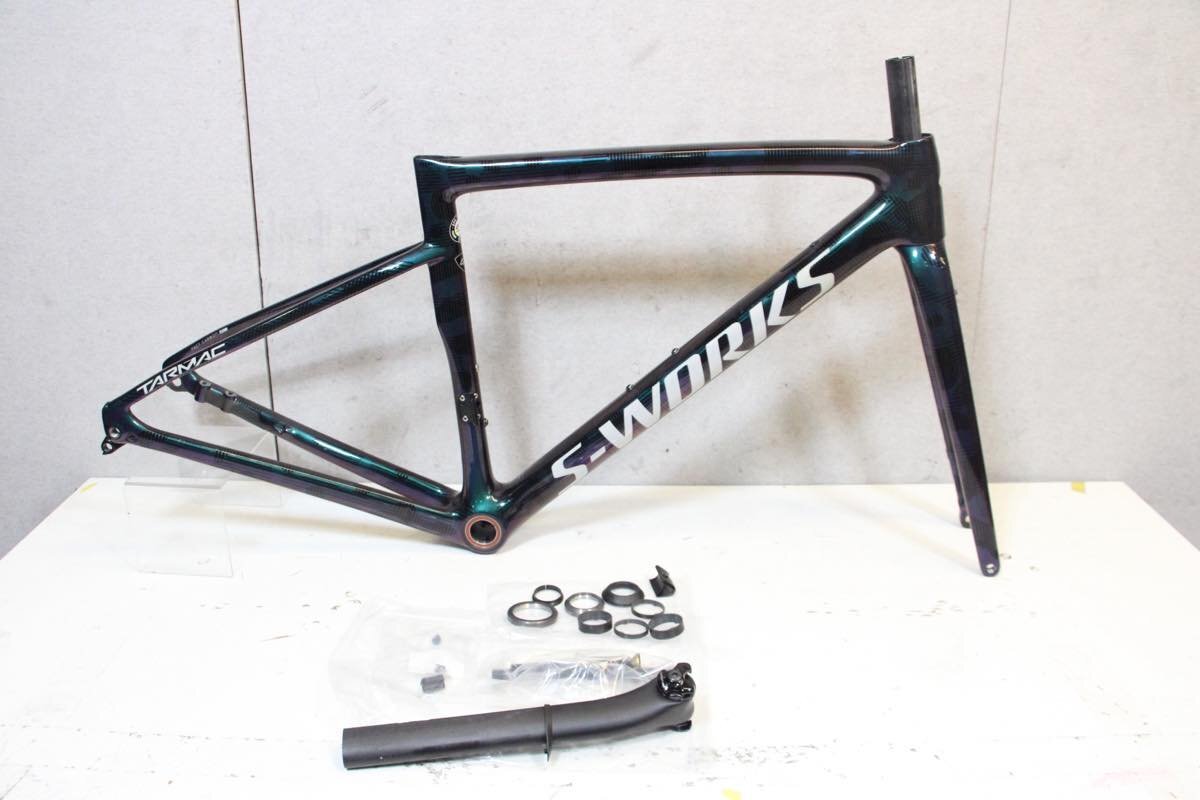 □SPECIALIZED スペシャライズド S-WORKS TARMAC SL6 DISC カーボンフレーム カメレオン 2020年 最小44size