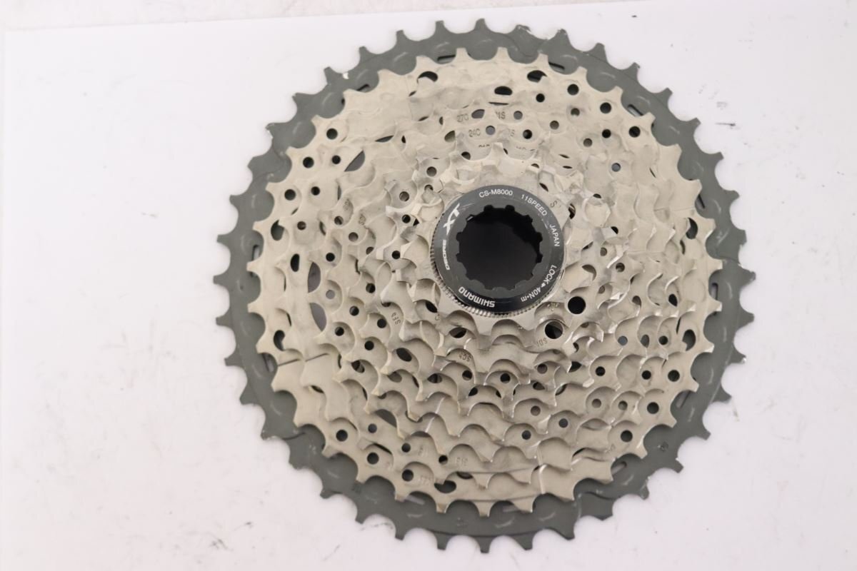 ●SHIMANO シマノ CS-M8000 DEORE XT 11s 11-40T カセットスプロケット