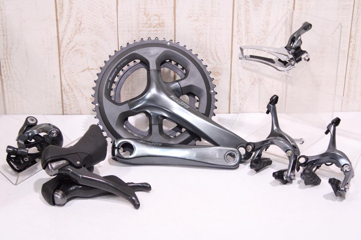 パリコレクション ★SHIMANO 美品 170mm/52-36 グループセット モデル 機械式変速/ブレーキ 4700シリーズ TIAGRA シマノ パーツセット