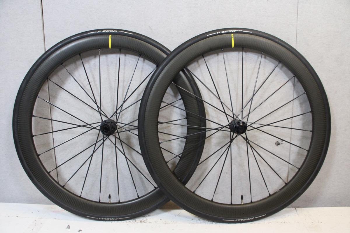 ○MAVIC マビック COSMIC SLR 45 UST DISC シマノフリー 11/12s対応 クリンチャー チューブレス カーボンホイールセット