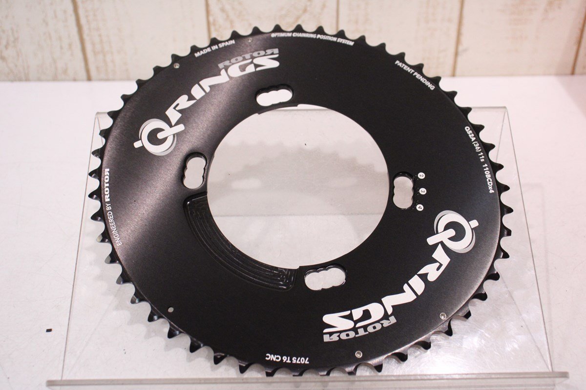☆ROTOR ローター QRINGS 52T BCD 110mm 4ARM 楕円チェーンリング 未使用品