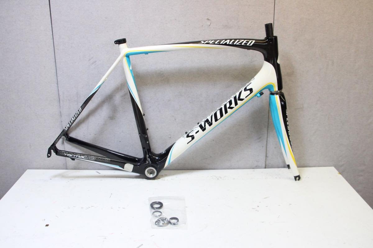 希少カラー!!□SPECIALIZED スペシャライズド S-WORKS TARMAC SL3 ASTANA カーボンフレーム 2011年 58size