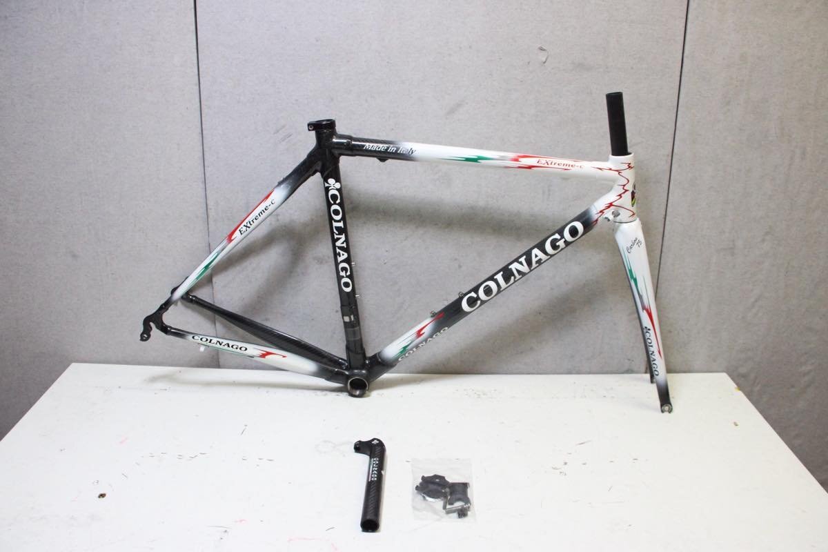□COLNAGO コルナゴ Extreme C carbon カーボンフレーム 2008年 495mm(C-T) 補修品