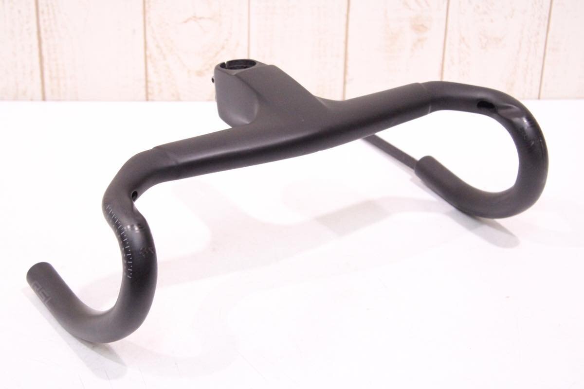 パリコレクション ★TREK 美品 350/380/90mm(C-C) ステム一体型カーボンドロップハンドル INTEGRATED ROAD RSL AERO トレック ドロップハンドル