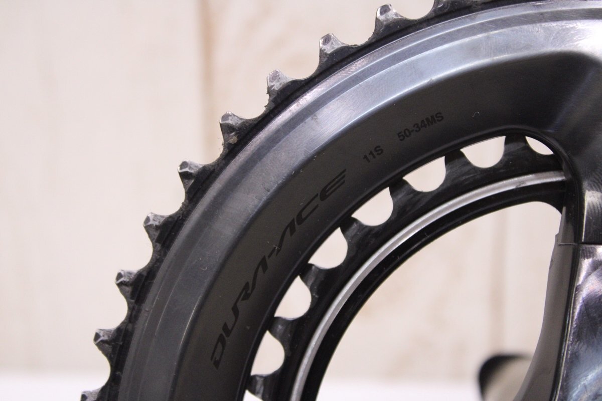 ★SHIMANO シマノ FC-R9100-P DURE-ACE 170mm 50/34T 2x11s 両側計測パワーメータークランクセット BCD:110mm 左クランクのみリコール対象