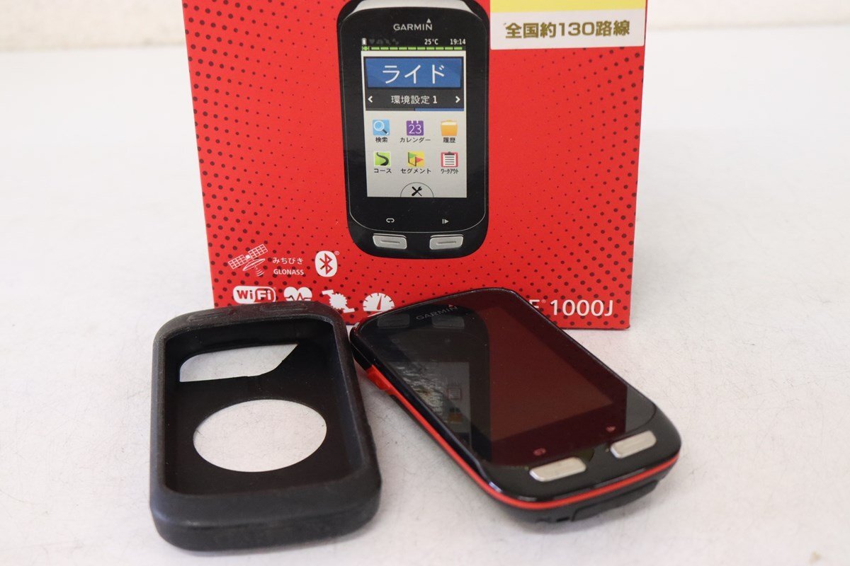 ★GARMIN ガーミン Edge 1000J 日本語対応 GPSサイクルコンピューター 美品