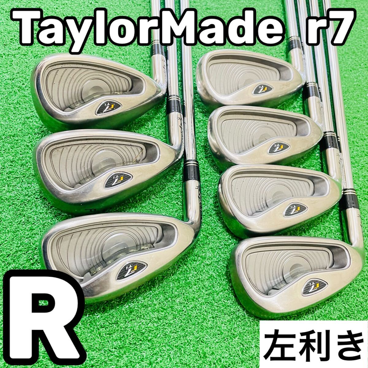 7787 TaylorMade r7 Ti テーラーメイド レフティ 左利き アイアン7本セット N.S.PRO950GH メンズ 5.6.7.8.9.P.S フレックスR 送料無料