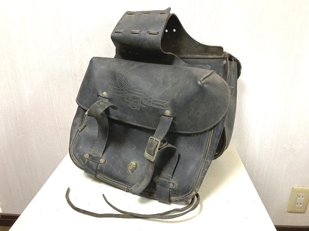 当事物 ビンテージ サドルバッグ ハーレー 純正