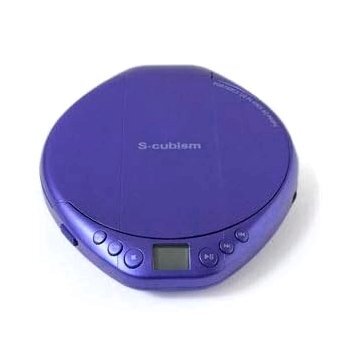  ограничение * не использовался *es кий bizm портативный CD плеер лиловый с дистанционным пультом AC источник питания / батарея соответствует / наушники имеется AC-P02PU