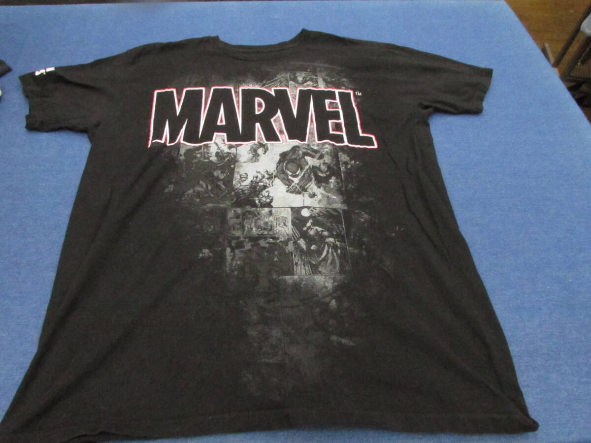 送料無料　241211　古着　MARVEL　スパイダーマン　Tシャツ　ブラック　XL