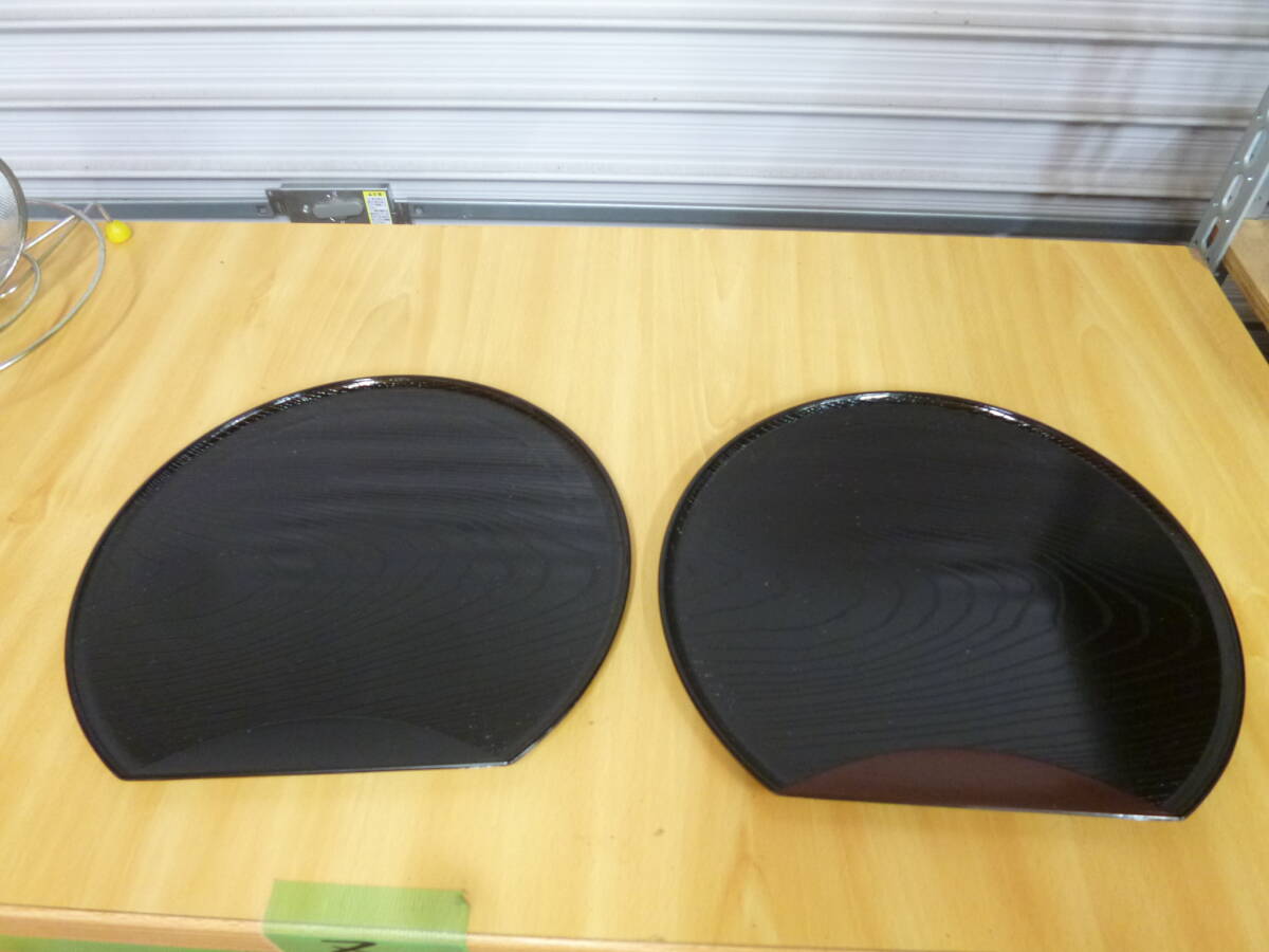 【8623】半月盆　トレイ　5枚セット　未使用品　長期保管品