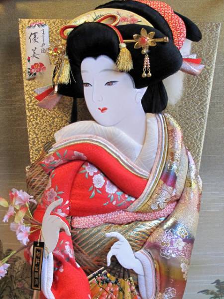 伝統正月飾り　江戸手づくり押絵　羽子板ショーケース２５号　山水優美 伝統正月飾り江戸手づくり押絵羽子板ショーケース25号山水優美