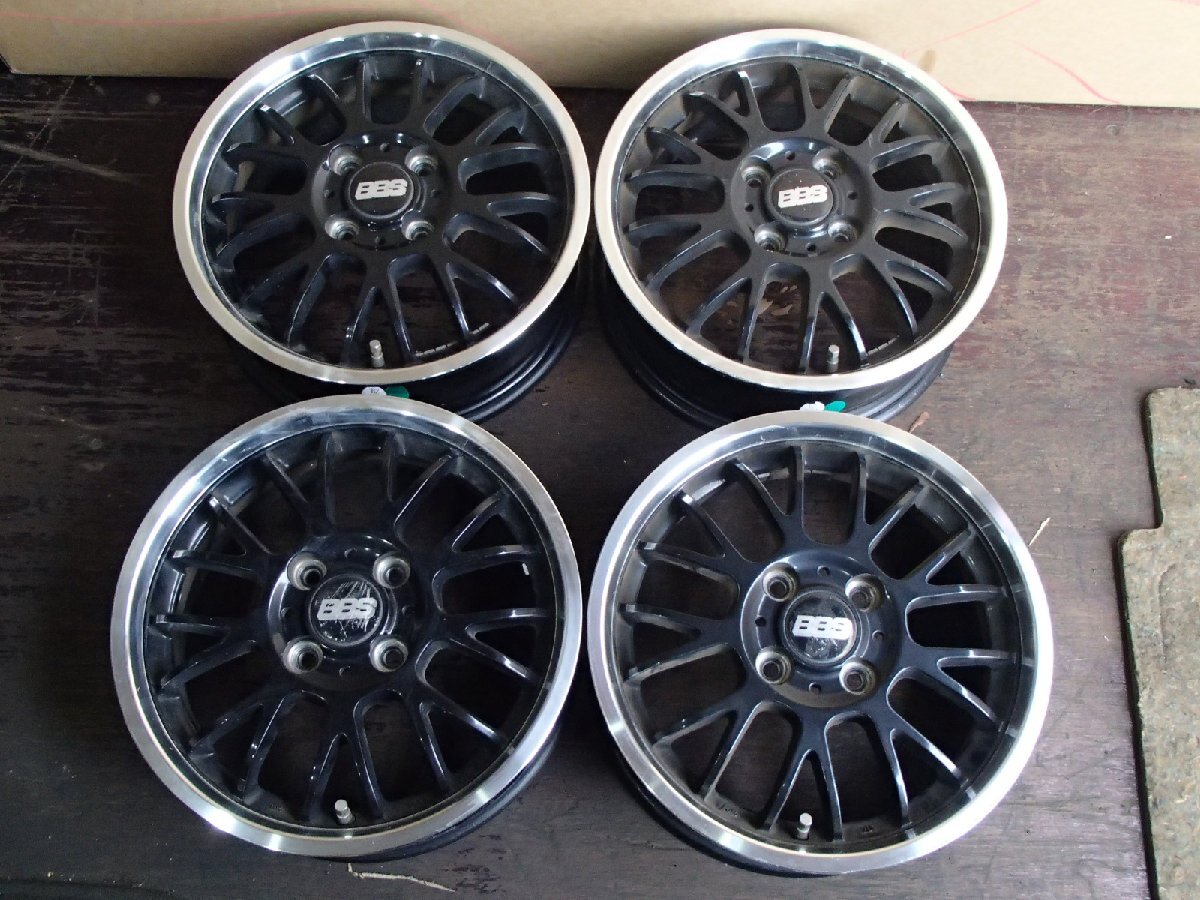 BBS ? 14インチアルミホイール 14×5J 100ピッチ オフセット45 4 BBS ? 14インチアルミホイール 14×5J 100ピッチ オフセット45 4