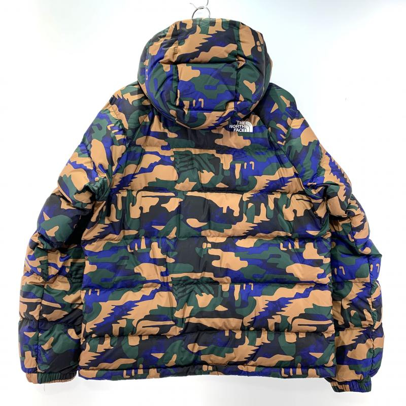 【中古】THE NORTH FACE PRINT HYDRNLTE HOODIE サイズL NF0A5IXJ ノースフェイス フーディ カモフラ ダウン[240019447309]