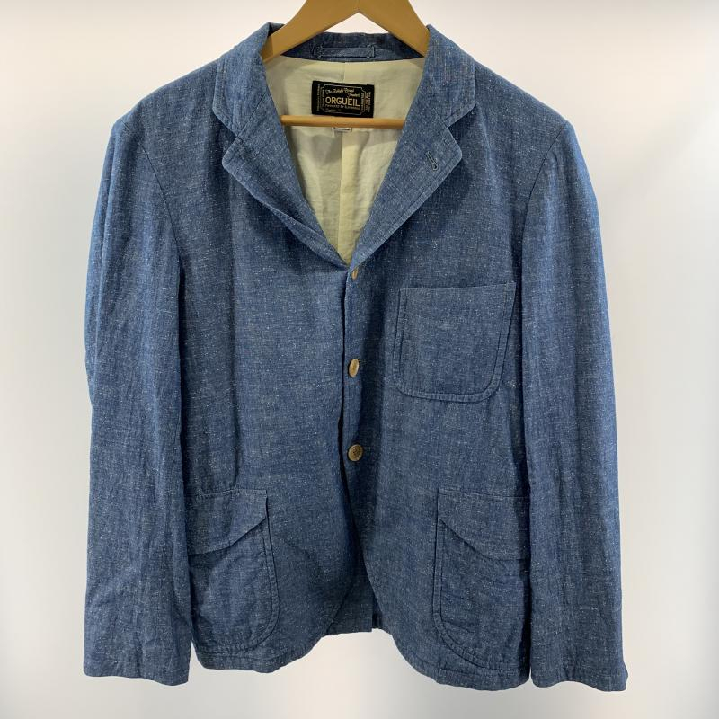 【中古】ORGUEIL シャンべリジャケット OR-4039 38 オルゲイユ シャンベリ ブルー[240019448344]