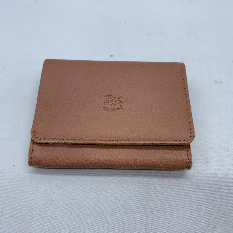 【中古】IL BISONTE 二つ折り財布 ピンク イルビゾンテ[240017655960]