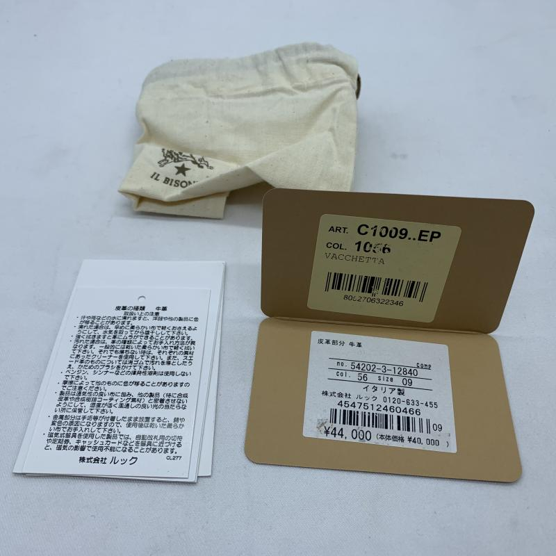 【中古】IL BISONTE 二つ折り財布 ピンク イルビゾンテ[240017655960]