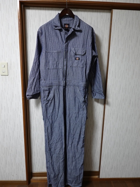 ■1207■Dickies ディッキーズ つなぎ L ●