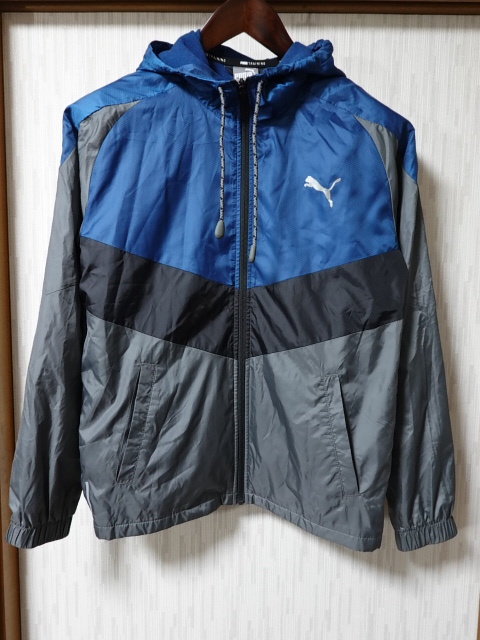 ■1208■PUMA プーマ トリコットライニングウーブンジャケット M ナイロン 518718●