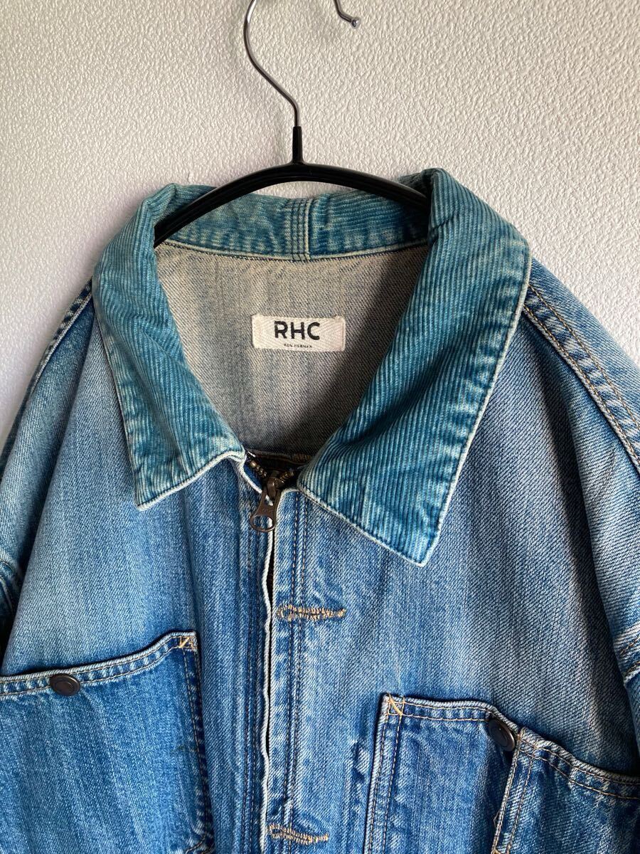 RON HERMAN ロンハーマン RHC ウォッシュ加工 デニム RON HERMAN ロンハーマン RHC ウォッシュ加工 デニム