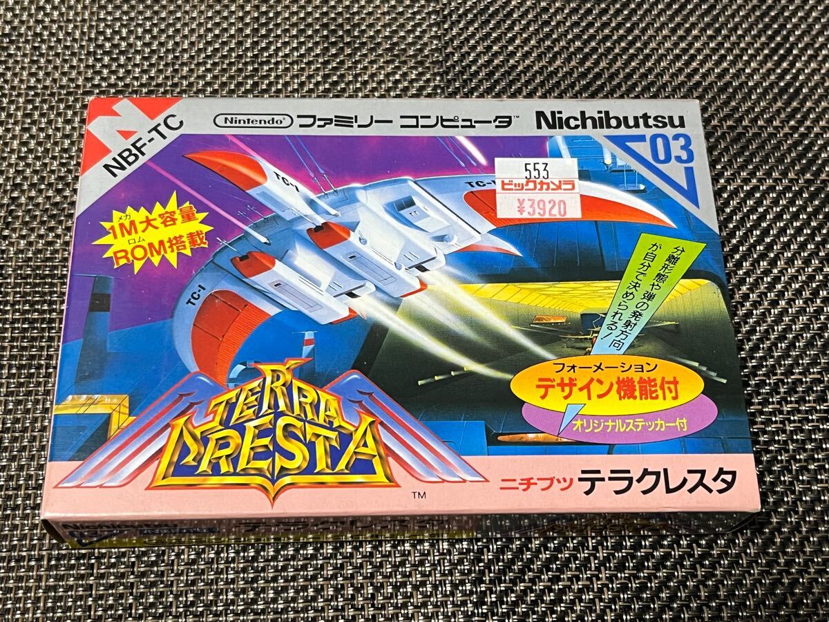 【SEAL限定商品】 Yahoo!オークション - 未使用美品 テラクレスタ ファミコン シューティング