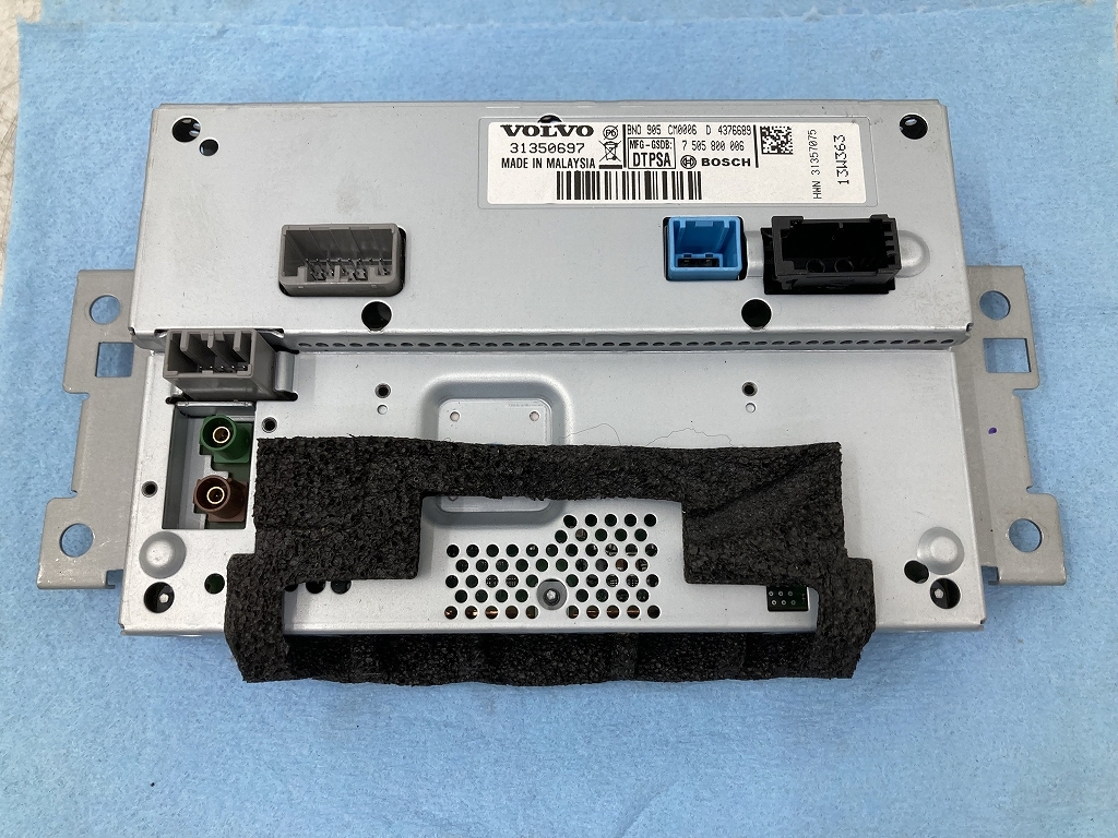 割れ無 動作OK H25年 ボルボ FB4164T V60 Rデザイン 純正 ナビモニター VOLVO 31350697 (L1692)_画像6