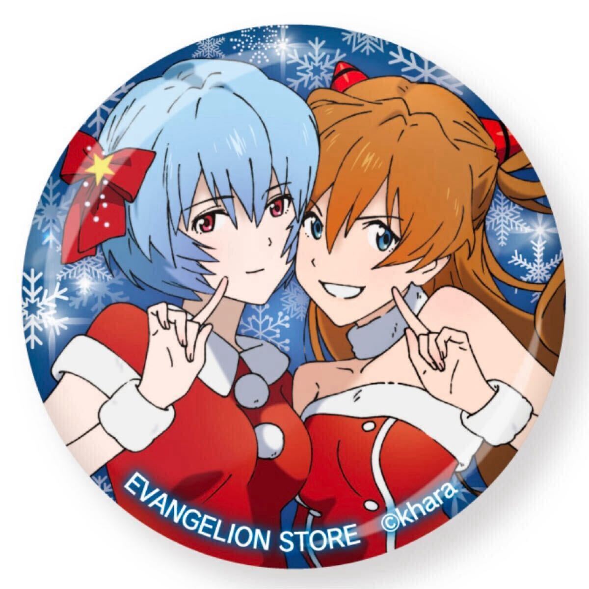 未使用 缶バッジ レイ & アスカ クリスマス #ヱヴァンゲリヲン 未使用 缶バッジ レイ & アスカ クリスマス #ヱヴァンゲリヲン