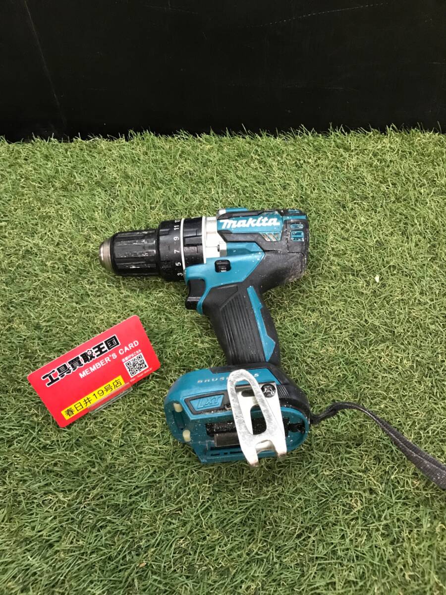 【中古品】【0906】makita(マキタ) 18v充電式震動ドライバドリル 青(本体のみ) HP484DZ ITJX2ODZR3L4