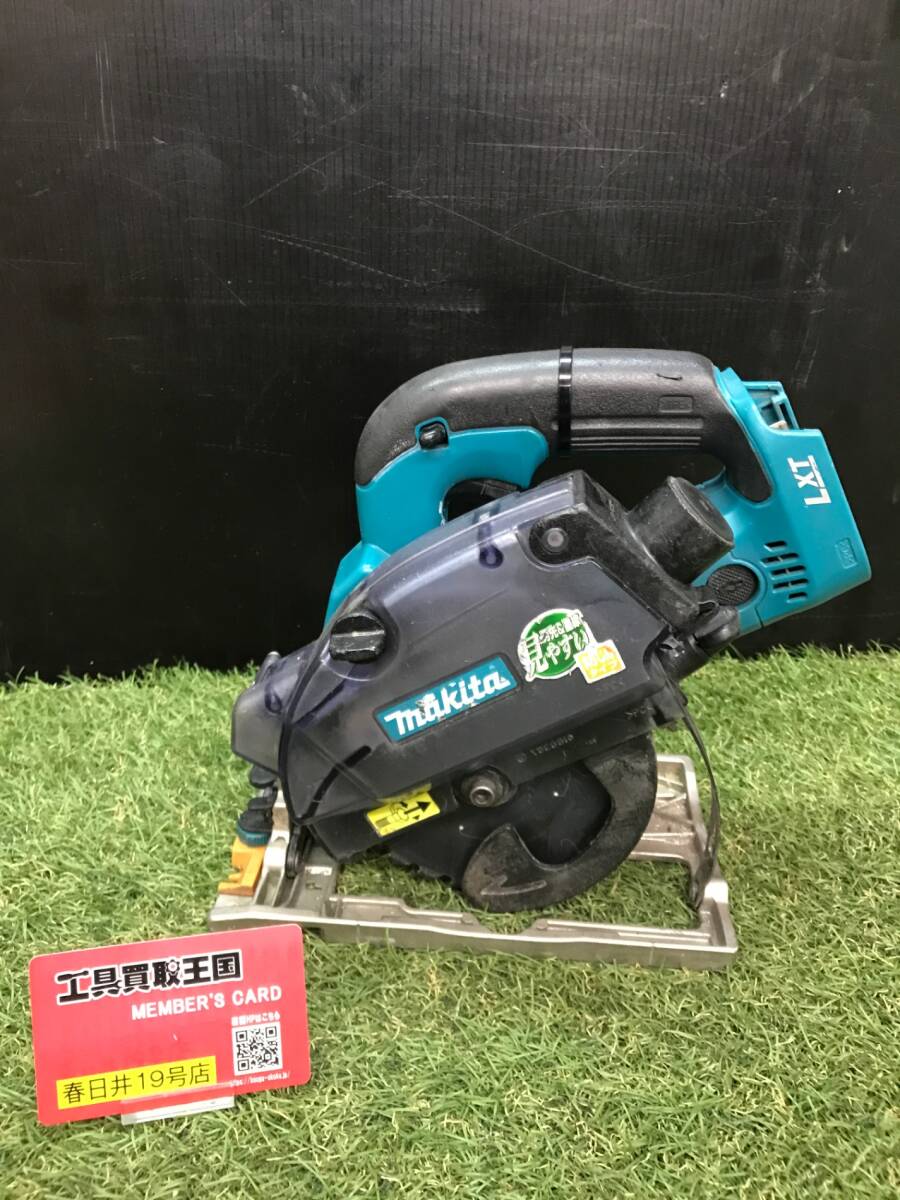 【中古品】【0906】makita(マキタ) 14.4v 125㎜充電式防じんマルノコ アルミベース (本体のみ) KS521DZ　ITU8KA7M22J4