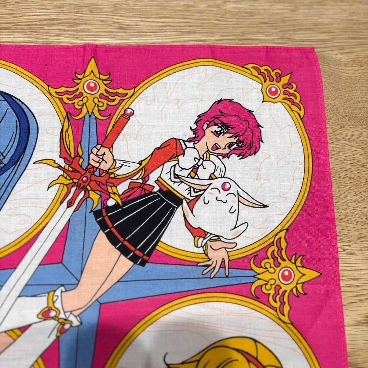 ★ 未使用品 マジックナイト 魔法騎士 レイアース 當(dāng)時(shí)物 ハンカチ アニメ 