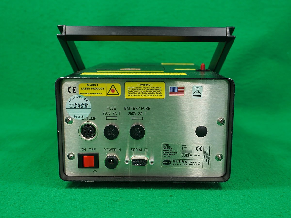 Met One パーティクルカウンタ 237B LASER PARTICLE COUNTER Met One パーティクルカウンタ 237B LASER PARTICLE COUNTER