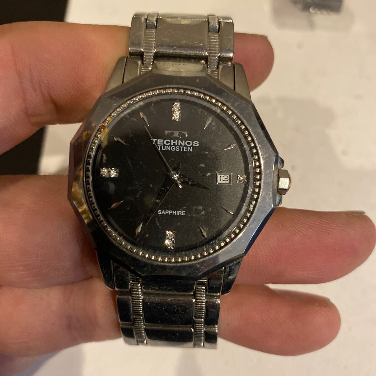 TECHNOS テクノス　 クォーツ 腕時計　T9648 電池切れ