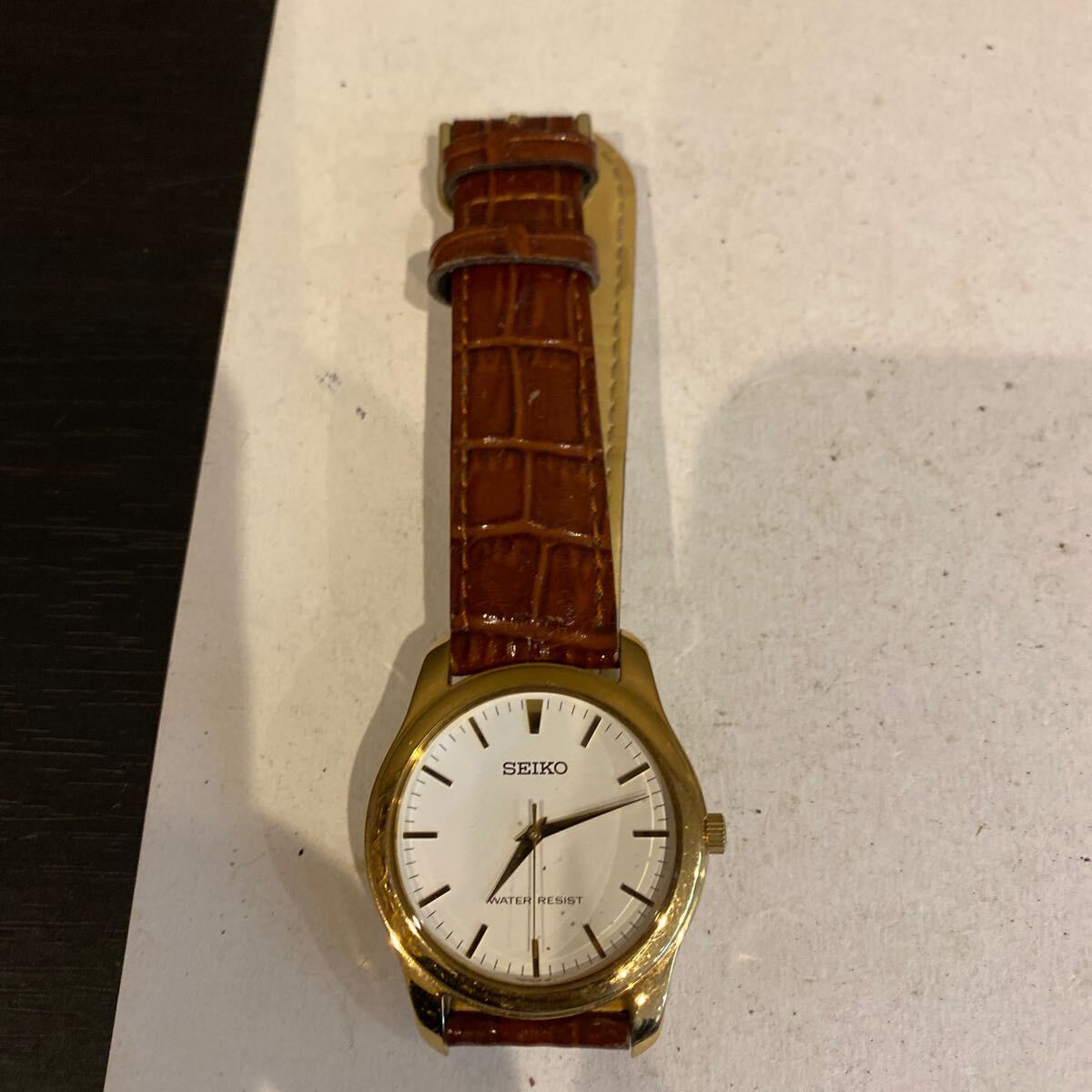 SEIKO セイコー　 クォーツ 腕時計　7N01-0DE0 電池切れ　動作未確認