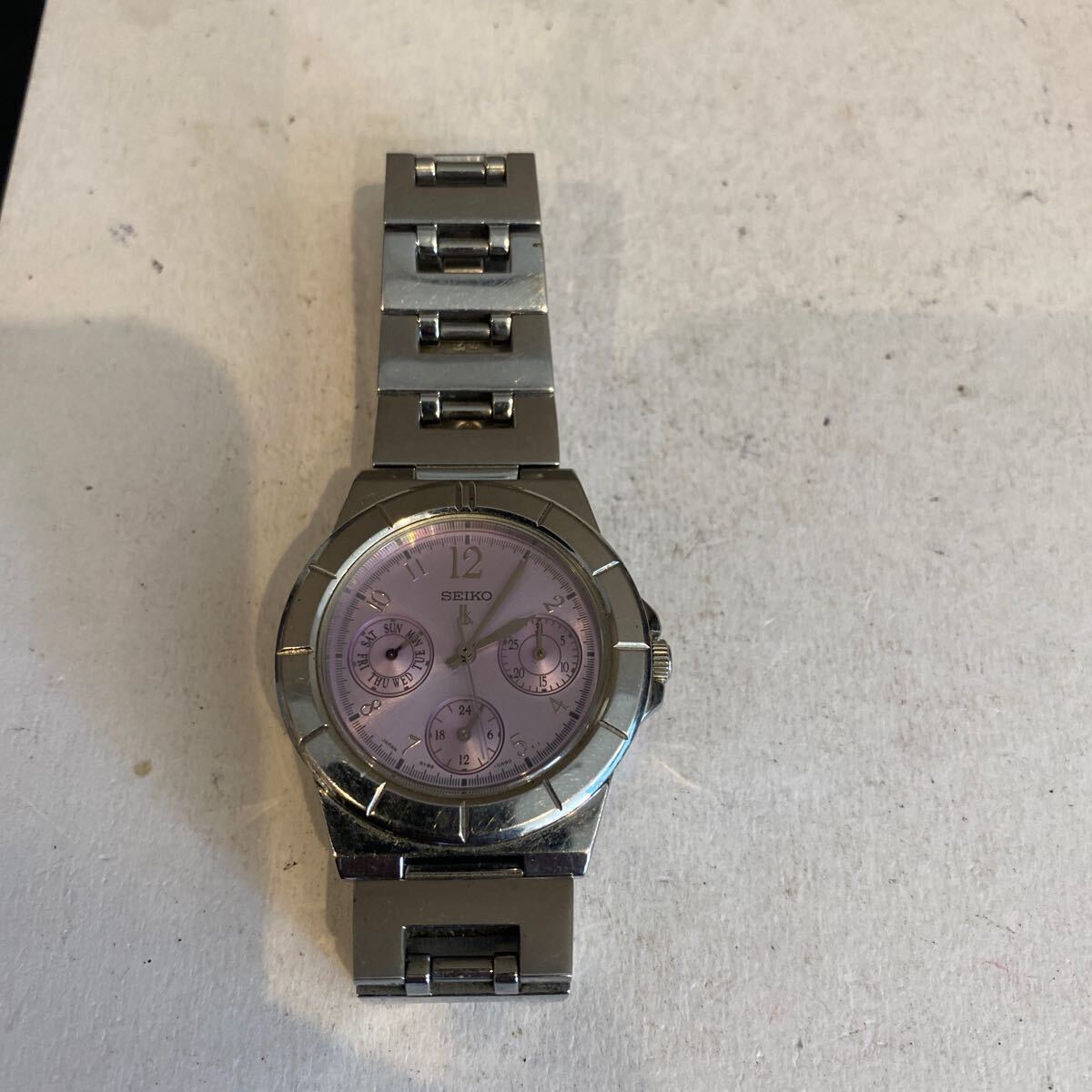 SEIKO セイコー　ルキア　5Y89-0B30 クロノグラフ クォーツ　電池切れ　動作未確認