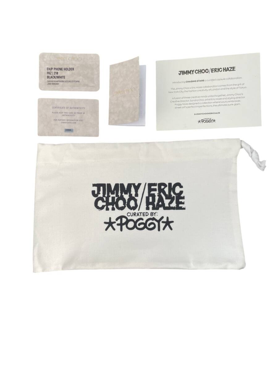  редкость товар JIMMY CHOO×ERICK HAZE Jimmy Choo Eric разделение z совместная модель плечо сумка унисекс Италия производства обычная цена 118,800 иен 