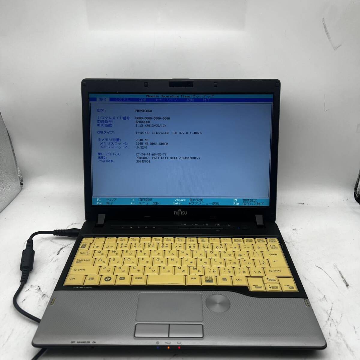 富士通/MP702/Celeron 877/12.1インチ/I2_画像1