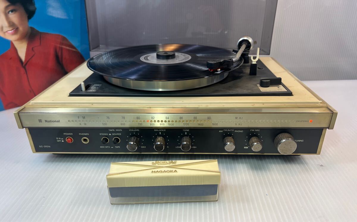  проигрыватель запись плеер National SC-310 N Showa Retro 