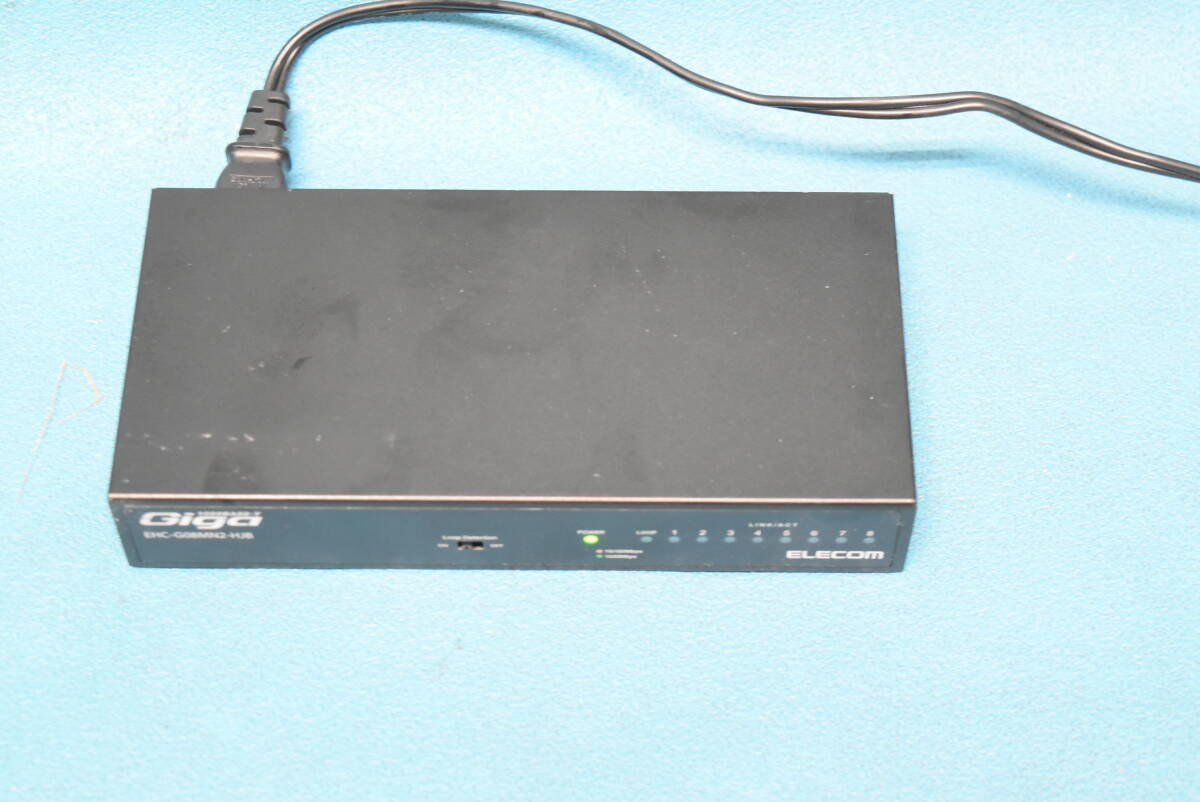 ELECOM/ Elecom Giga соответствует 8 порт переключение ступица /HUB [EHC-G08MN-HJB] *N-650-1(1228)*