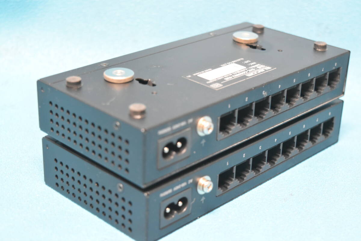ELECOM/ Elecom Giga соответствует 8 порт переключение ступица /HUB 2 шт. [EHC-G08MN-HJB] *N-650-2(1228)*