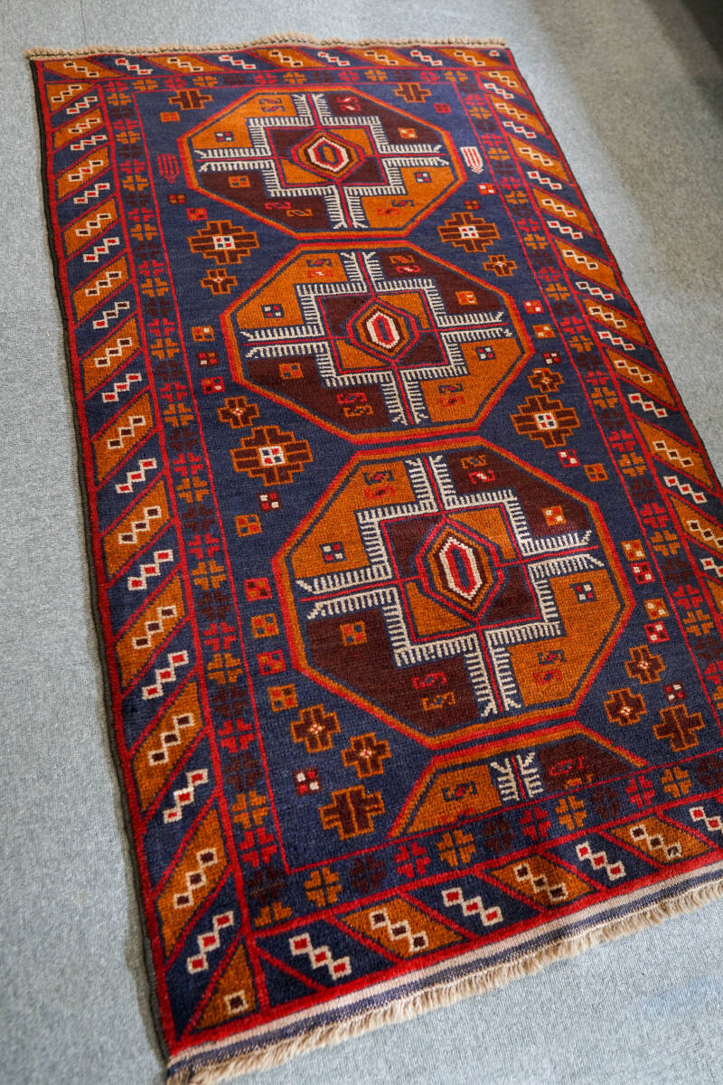 148×49cm ペルシャ手織りカシュクリギャッベ リズ バフト 148×49cm ペルシャ手織りカシュクリギャッベ リズ バフト