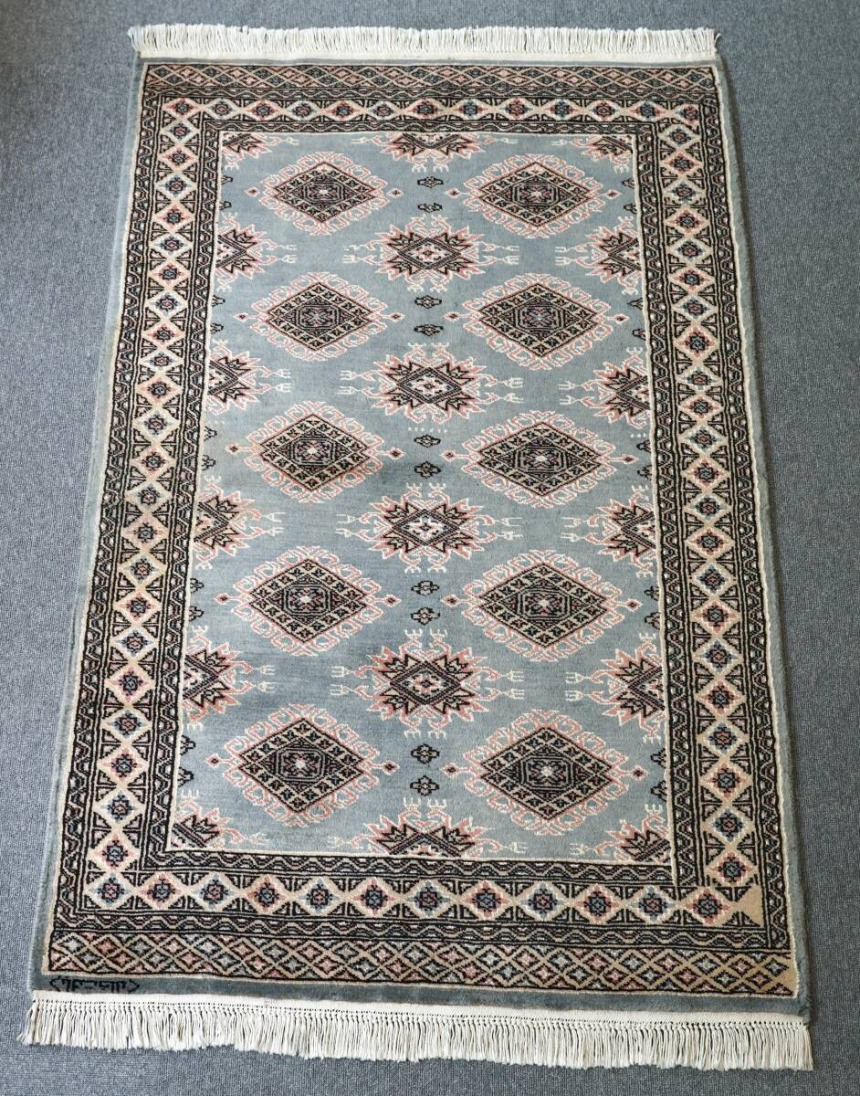 144×92cm パキスタン手織り絨毯 On Sale