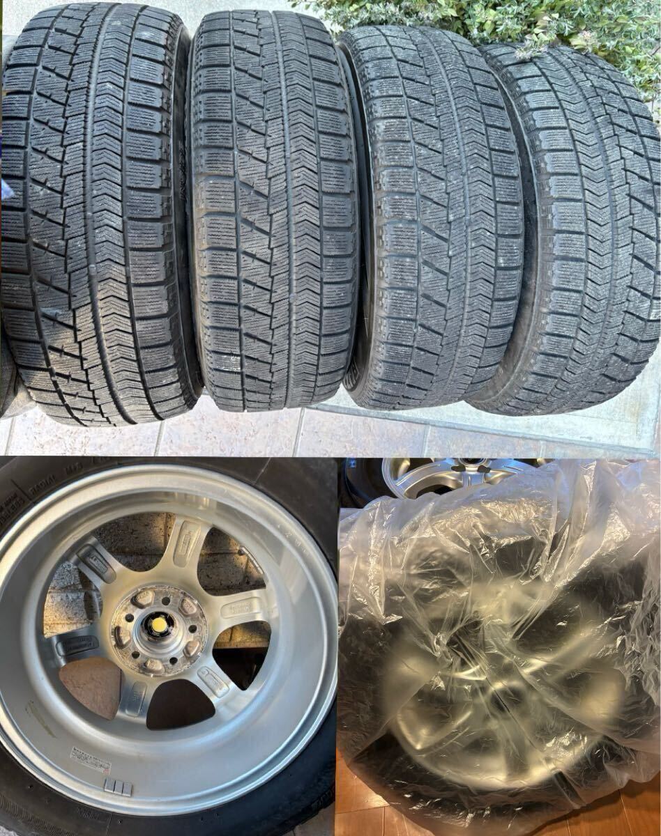 プリウス30用アルミ付きスタッドレスタイヤ サイズ195/65R15 