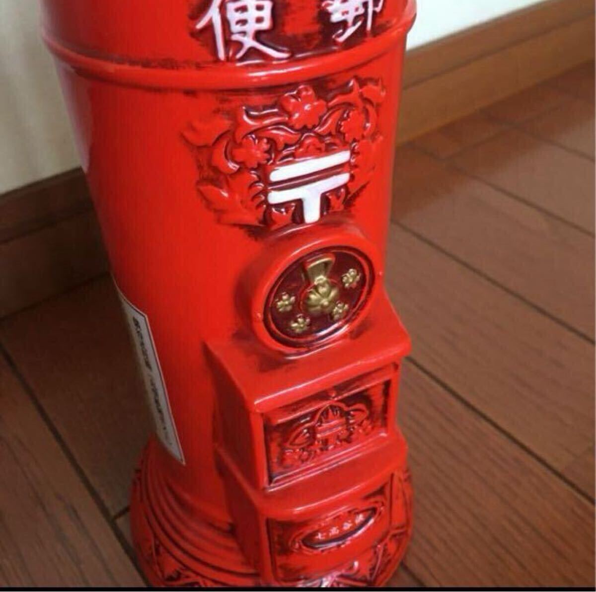 郵便ポスト型 貯金箱 25㎝ 陶器製 俵谷式柱箱モデル 郵便ポスト 郵便ポスト型 貯金箱 25㎝ 陶器製 俵谷式柱箱モデル 郵便ポスト