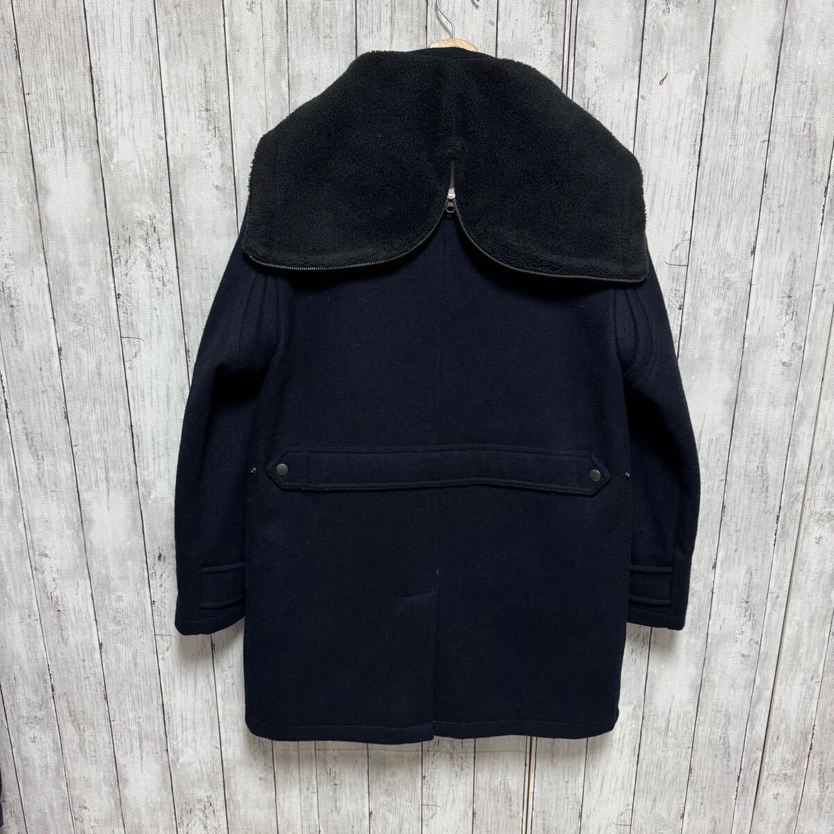 8750円 【美品】L.L Bean レザー使いミリタリーコート!筆記ロゴ 8750円 【美品】L.L Bean レザー使いミリタリーコート!筆記ロゴ