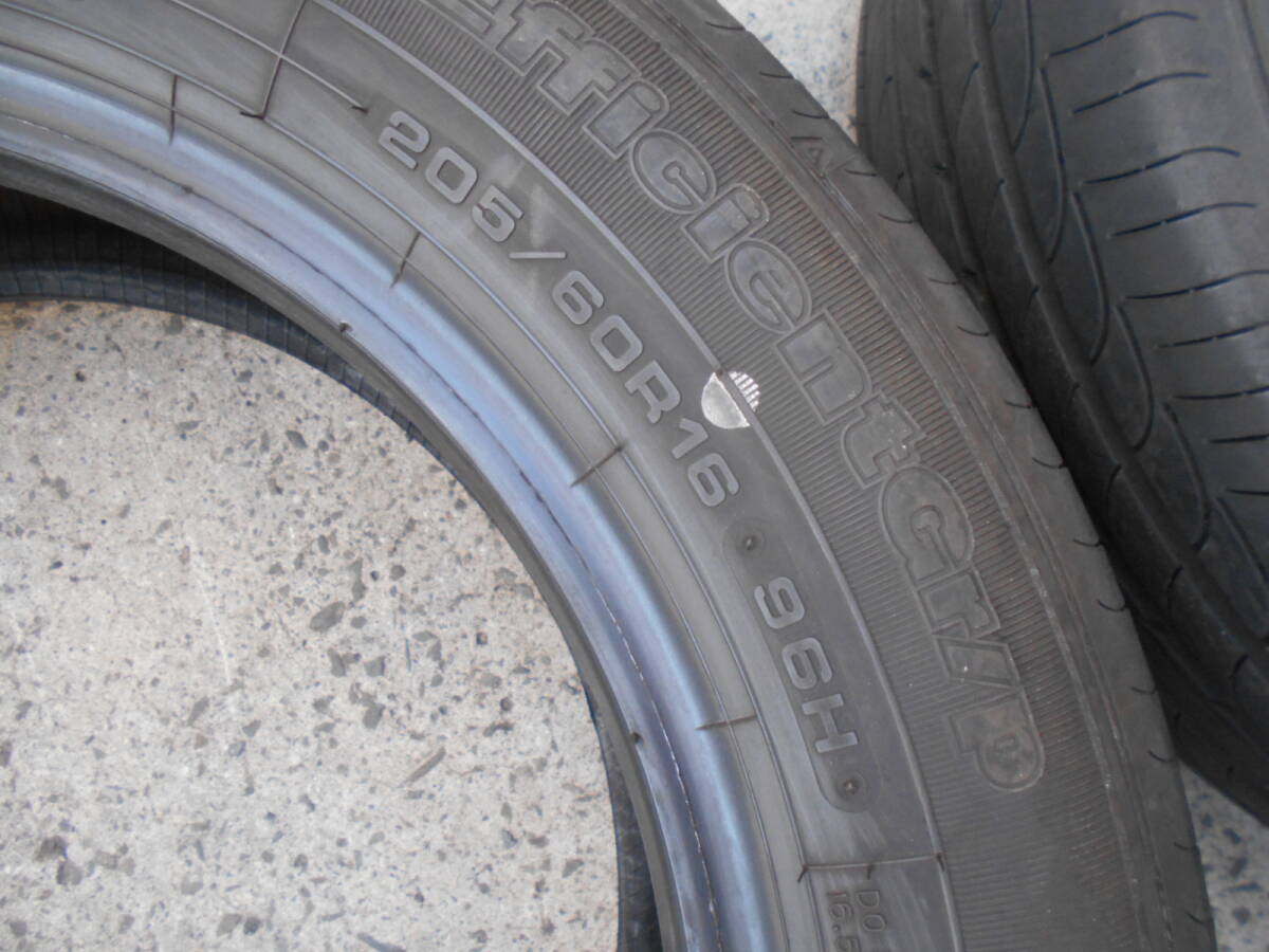 REXとさせて頂きます。 よろしくお願いします。 M278 205/60R16 205/60-16 205-60-16 中古2本 Efficient Grip