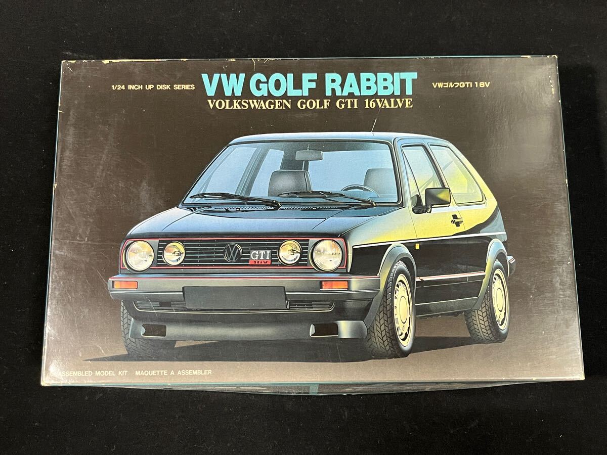 絶版 希少品 1/24 フジミ フォルクスワーゲン ゴルフ ラビット VW GOLF GTI RABBIT 16V INCH UP DISK SERIES